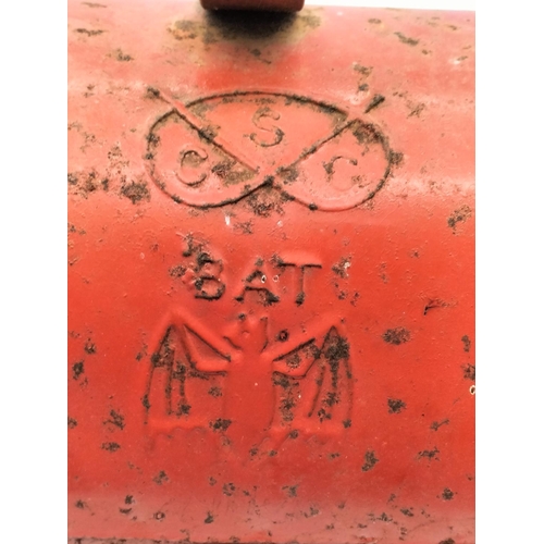 173 - Vintage BAT Street Safety Lamp. 40cm High, 15cm x 15cm