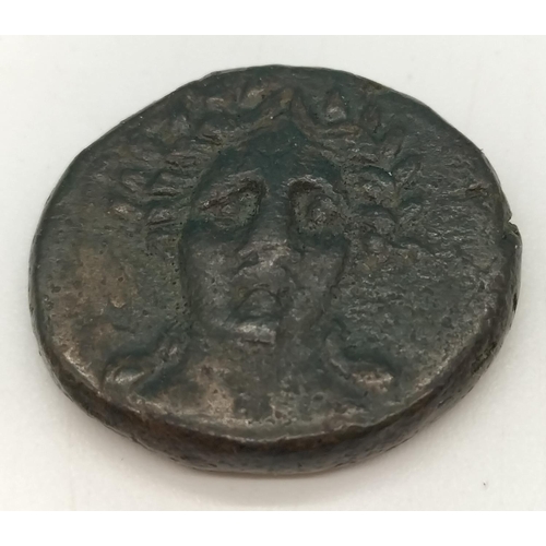 Old Bronze Coin possibly Roman plus One Other.