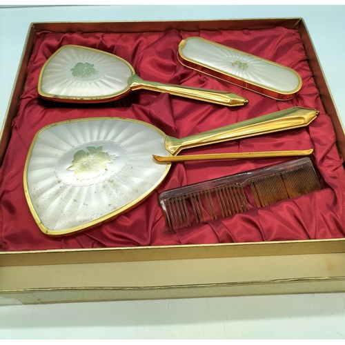 460 - Vintage 1950's Boxed Ladies Dressing Table Set.