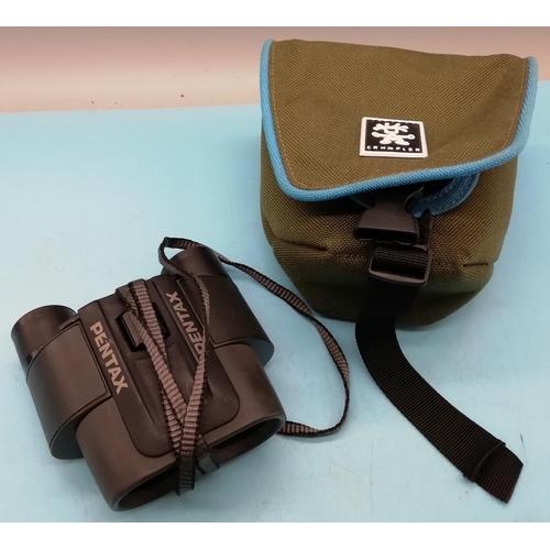 468 - Pair of Pentax 8x24 Binoculars with Case.