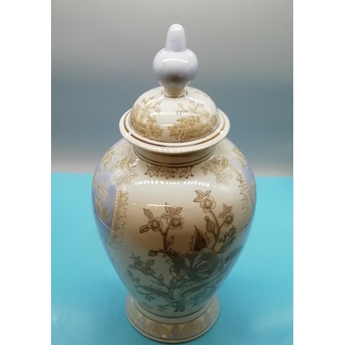 793 - Large 46cm Ceramic Temple Jar.