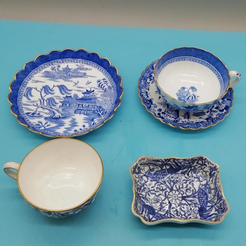 795 - Collection of Blue and White China to include Spode, Royal Crown Derby, etc.