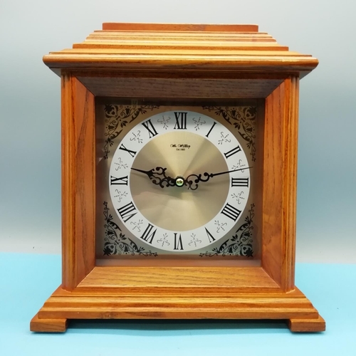 118 - WM Windop 28cm Mantle Clock W/O.