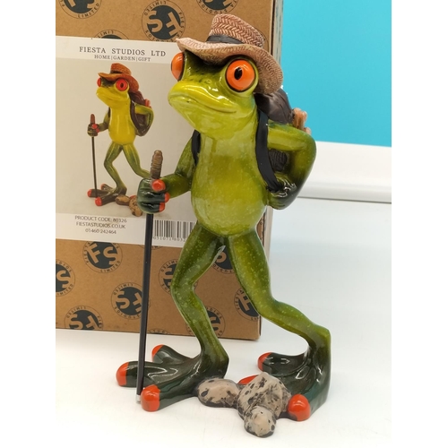 145A - Boxed Fiesta Studios Frog Ornament.