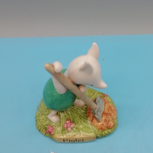 210A - Royal Doulton Limited Edition 1678/2000 Figure 'Piglet Planting a Haycorn' WP26.