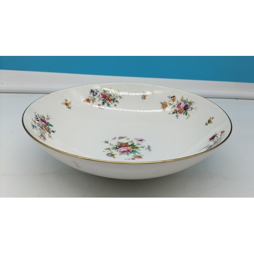 40 - Minton Fruit Bowl in the 'Marlow' Pattern. 29cm Diameter.