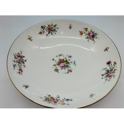 40 - Minton Fruit Bowl in the 'Marlow' Pattern. 29cm Diameter.