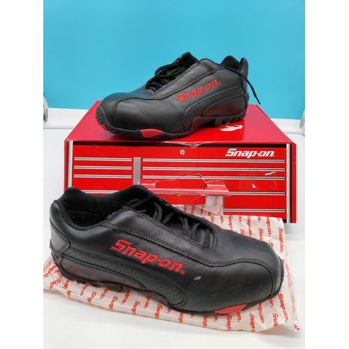 64 - Snap-On Shoes in Box. Size 9.