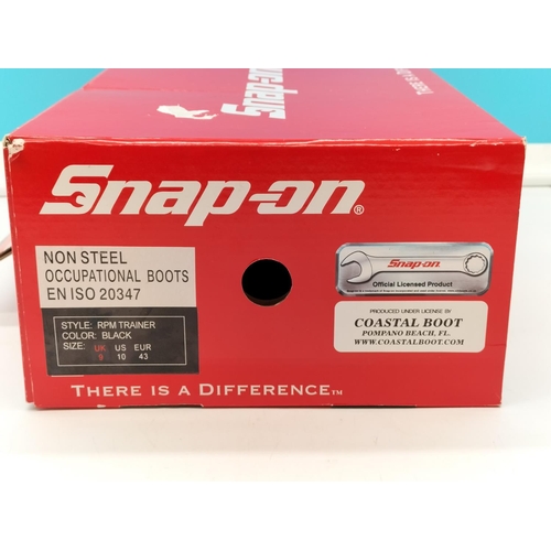 64 - Snap-On Shoes in Box. Size 9.