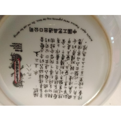 777 - Set of 12 (plus 1) Imperial Jingdezhen Porcelain ' Beauties of the Red Mansion' Plates.