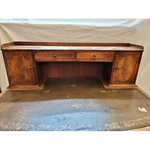 789 - Edwardian Ladies Writing Desk. 94cm High, 68cm x 42cm. Desk Top 73cm. Knee High 60cm. This Lot is Co... 