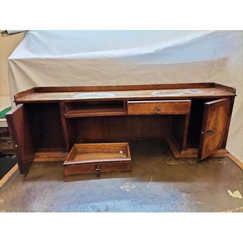 789 - Edwardian Ladies Writing Desk. 94cm High, 68cm x 42cm. Desk Top 73cm. Knee High 60cm. This Lot is Co... 