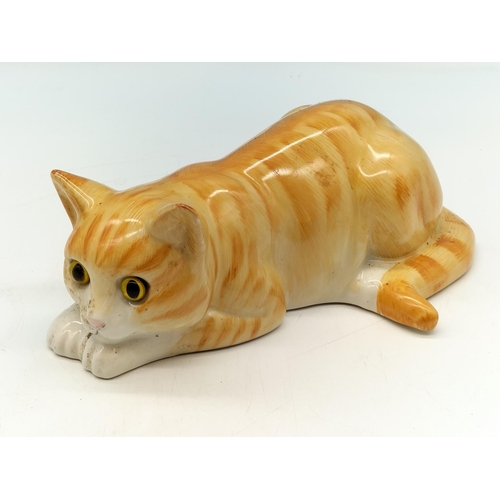 83 - Just Cats & Co Lying Cat. 23cm x 9cm.