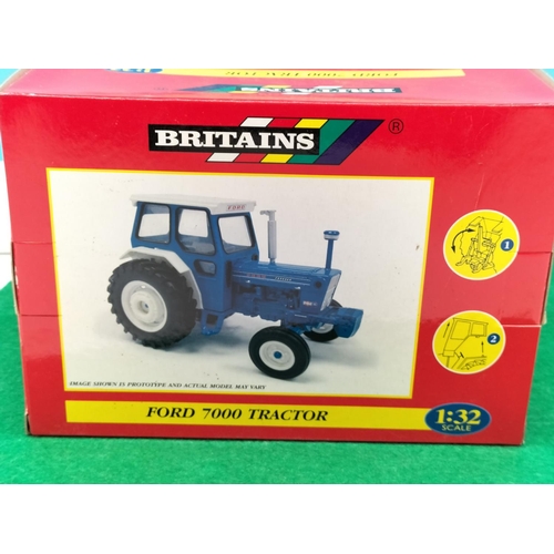 95 - New and Unopened Britains No 42197 Ford 7000 Tractor.