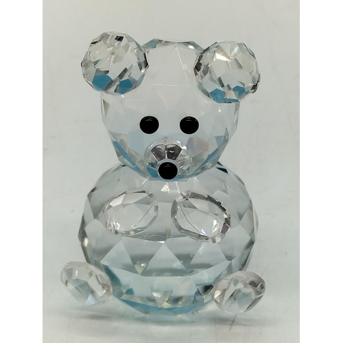 377 - Crystal Bear and Turtle in the Style of Swarovski.