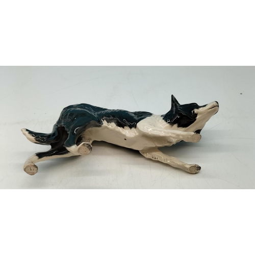 218 - Royal Doulton Figure of a Collie Dog 20cm x 10cm.