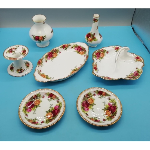 355 - Collection of Royal Albert 'Old Country Roses' Items.