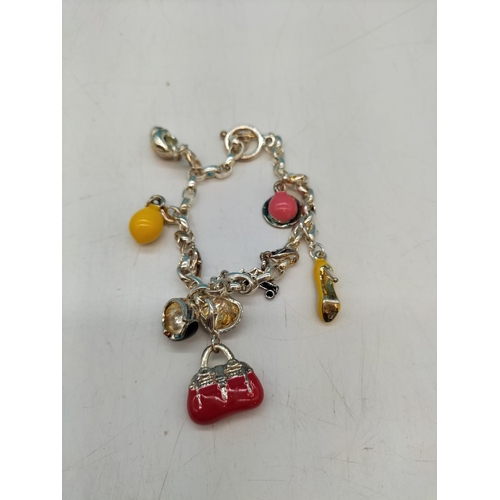 379 - Albert Chain plus Charm Bracelet.