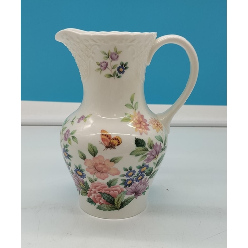 604 - Coalport 18cm Jug in the 'Mayfield' Pattern.