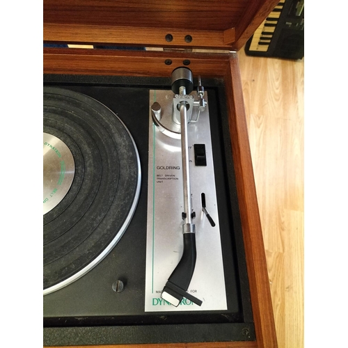 709 - Dynatron Music Centre with Goldrink Turntable. Turntable W/O but Cassette Deck requires Attention. T... 