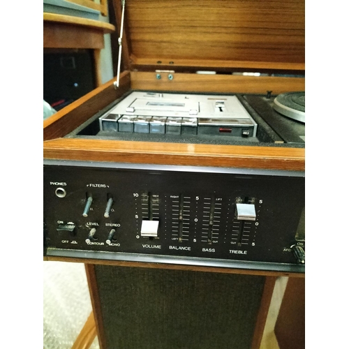 709 - Dynatron Music Centre with Goldrink Turntable. Turntable W/O but Cassette Deck requires Attention. T... 