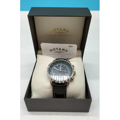 59 - Boxed Gent's Rotary Quartz Watch W/O.