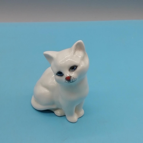 67 - Beswick 'Timmy Tiptoes' 8.5cm Figure plus Beswick Figure of a Blue Eyed Cat.