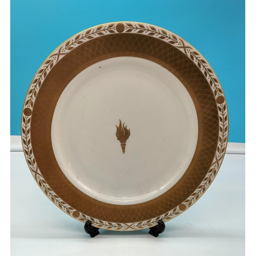 783 - Royal Worcester Clive Cristian Empire Flame Plate. 31.5cm.