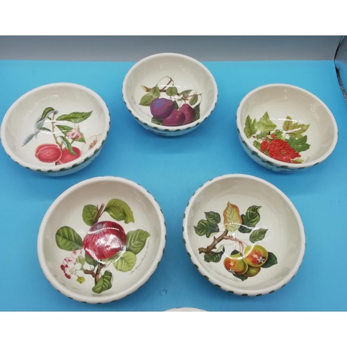 40 - Portmeirion Dessert Bowls (6) in the Pomona Pattern