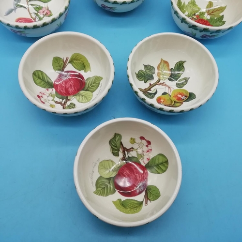 40 - Portmeirion Dessert Bowls (6) in the Pomona Pattern