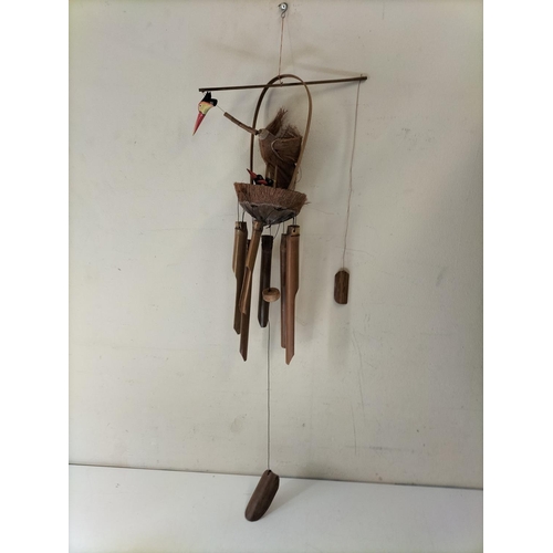 776 - Wooden and Coconut Wind Chimes (2)