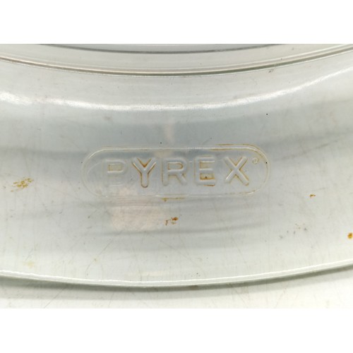 789 - Extra Large Pyrex Oven to Table Lidded Casserole Dish. 12cm High, 23cm Diameter. A/F Chip to Lid.