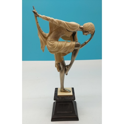 10A - Regency Art 36cm Deco Lady Figure.