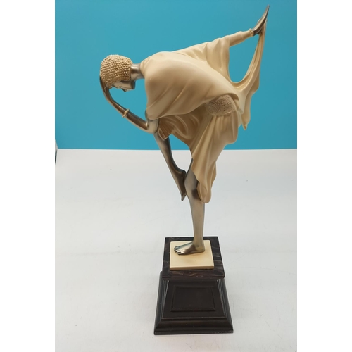 10A - Regency Art 36cm Deco Lady Figure.