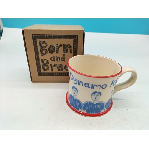 40A - Boxed Moorlands Pottery Stoke City FC Mug.