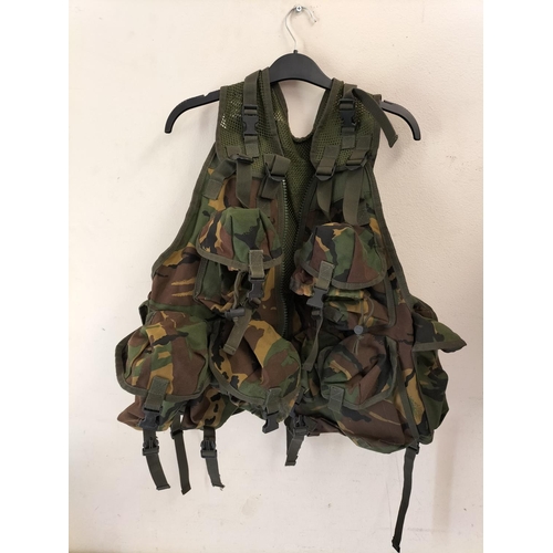 411 - Camouflage Webtex Assault Vest. Size 44.