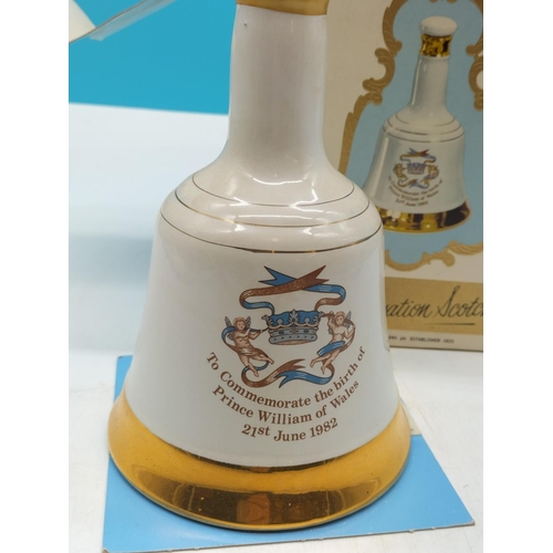 42 - Boxed and Full Wade Whisky Bell 'To Commemorate the Birth of Prince William 1982'.