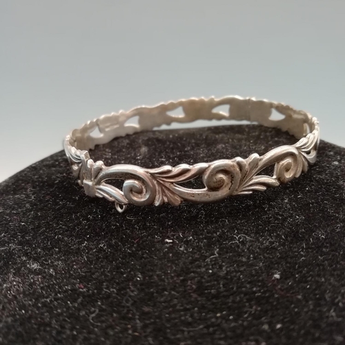 51 - Hallmarked Silver Bangle.