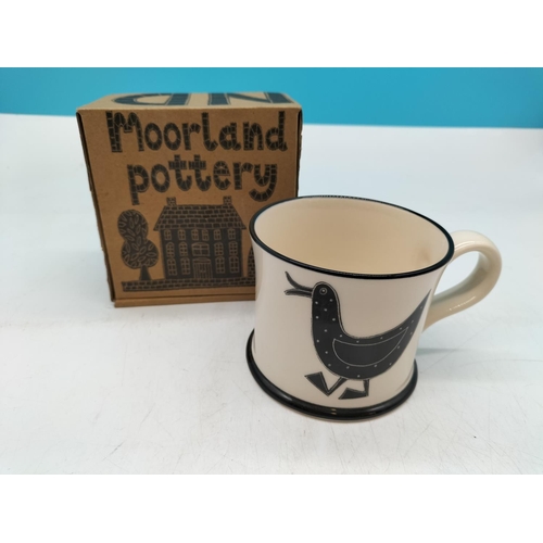 55A - Boxed Moorlands Pottery 'Ay up Duck' Mug.