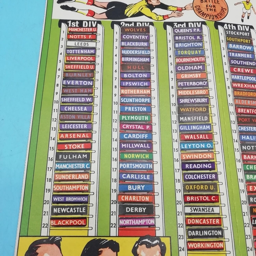 74 - The Lion Football League Ladders 1963 plus Famous Trophies 1960. Both Complete.