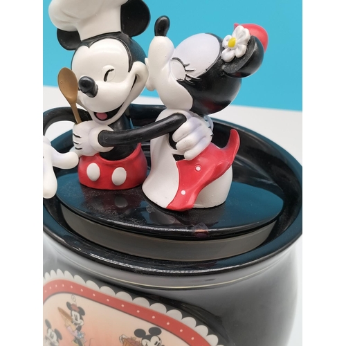 85 - Mickey and Minnie Mouse 'As Sweet as You' Limited Edition 28cm Cookie Jar.