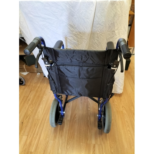 60A - Foldable Z-Tec Wheelchair. Seat measures 40cm x 40cm. Collection Only.