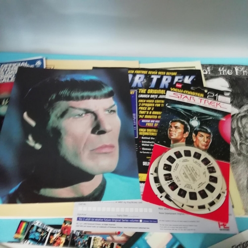 442 - Collection of Star Trek Related Ephemera to include Viewmaster Slides, Postcards, Photographs, Repro... 