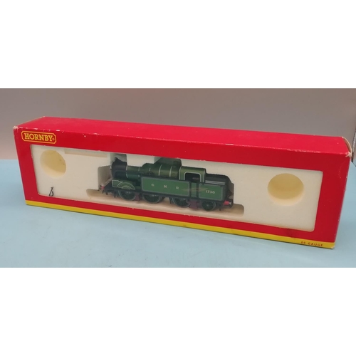 100 - Boxed Hornby R2214B G N R 0-6-2T Locomotive 1730.