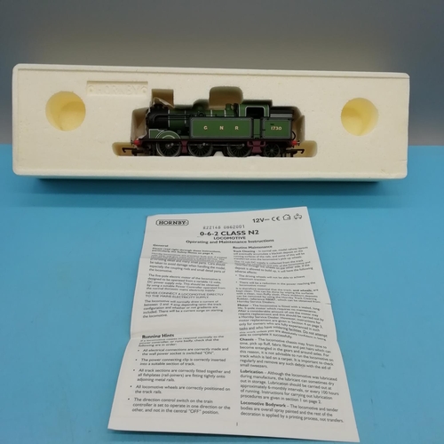 100 - Boxed Hornby R2214B G N R 0-6-2T Locomotive 1730.