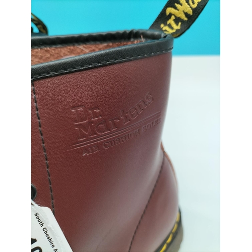 108 - Pair of Dr Martens Oxblood Boots Size 9.5.