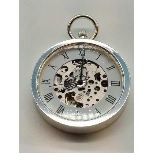 110A - Mechanical Pocket Watches (3). W/O. Various Designs.