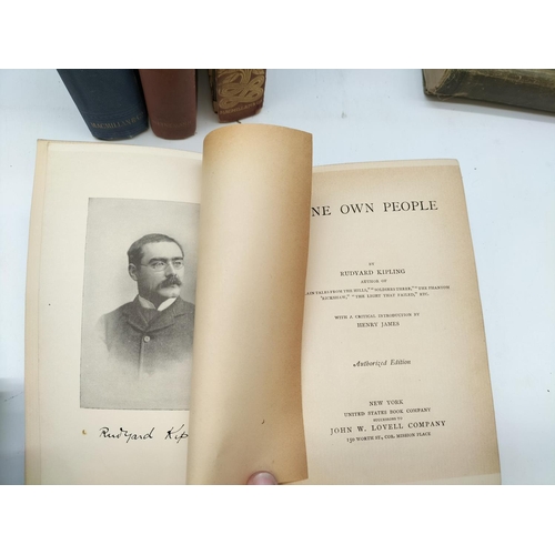 112 - Rudyard Kipling Books 1889 - 1891 (9 Books) to include 'Plain Tales from the Hills' 1890, 'Soldier T... 