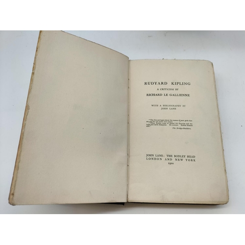 113 - Rudyard Kipling Related Books (3) - 'The Kipling Country' by R Thurston Hopkins (1924), 'Rudyard Kip... 