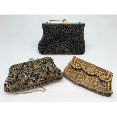 135 - Vintage Bead Work Evening Bags (3).